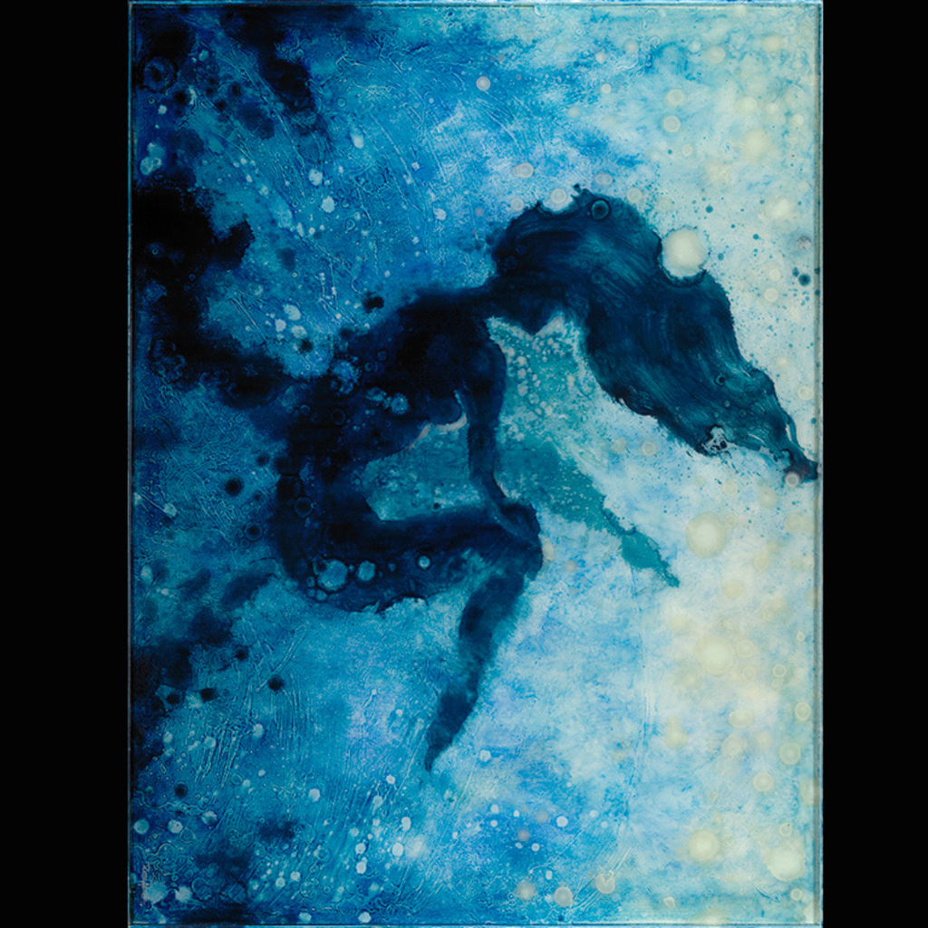 "Submerge" - Painting By Ruben Aira Jr. Hawiian Carvings, Surfboard art, wall art Hawaii Art, spirit, inspiration, waves, mountains, relics, resin art, museum pieces.